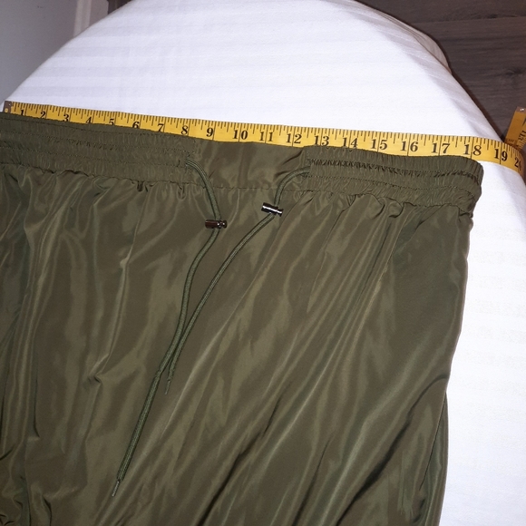 Olive Green Strapless Jumpsuit - Picture 9 of 12